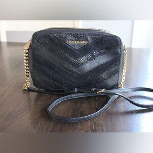 Michael Kors chevron pattern cross body bag